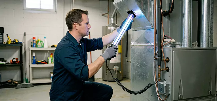 Boynton Beach Package Unit UV Light Installation